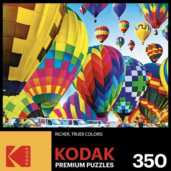 Cra-Z-Art Kodak 350-Piece Hot Air Balloons Inflate on the Ground in MI Jigsaw Puzzle