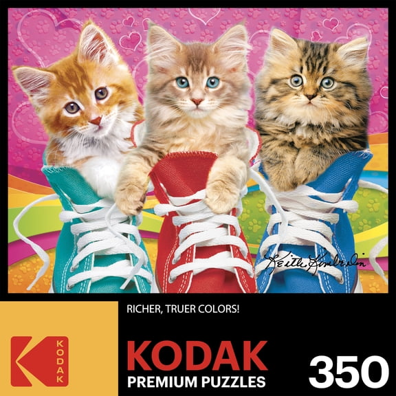 Cra-Z-Art Kodak 350-Piece Sneaky Cats Adult Jigsaw Puzzle