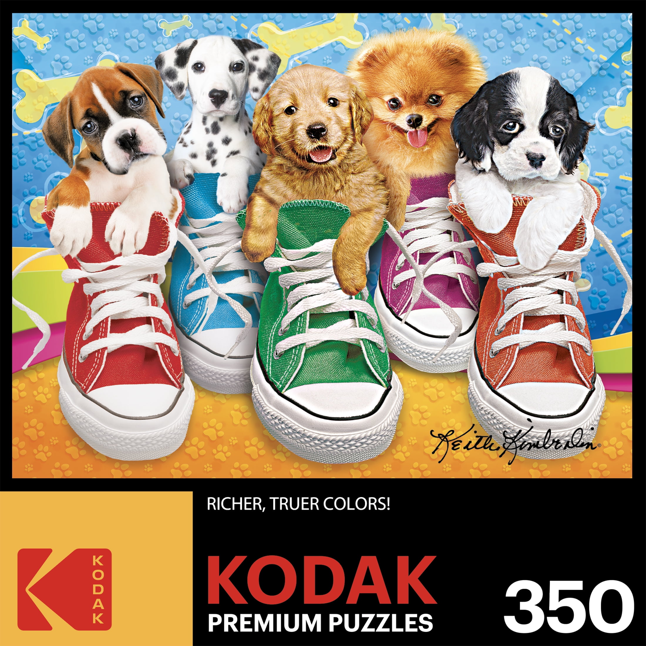 Cra-Z-Art Kodak 350-Piece Sneaky Pups Adult Jigsaw Puzzle