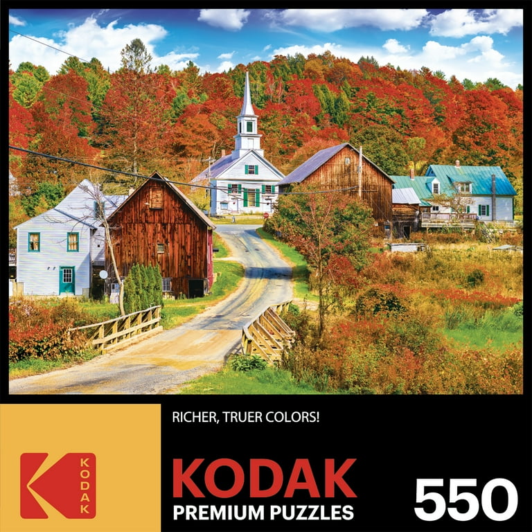 Cra-Z-Art Kodak 550-Piece Autumn Rural Countryside Vermont Adult