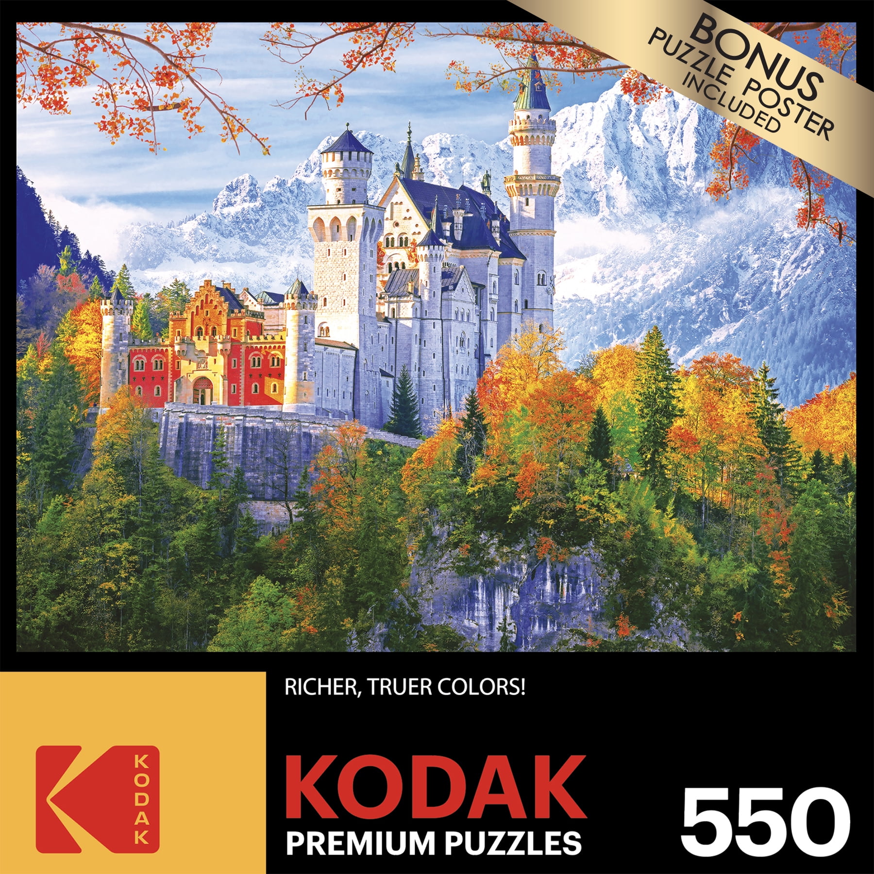 Cra-Z-Art Kodak 550-Piece Neuschwanstein Castle Bavaria Germany