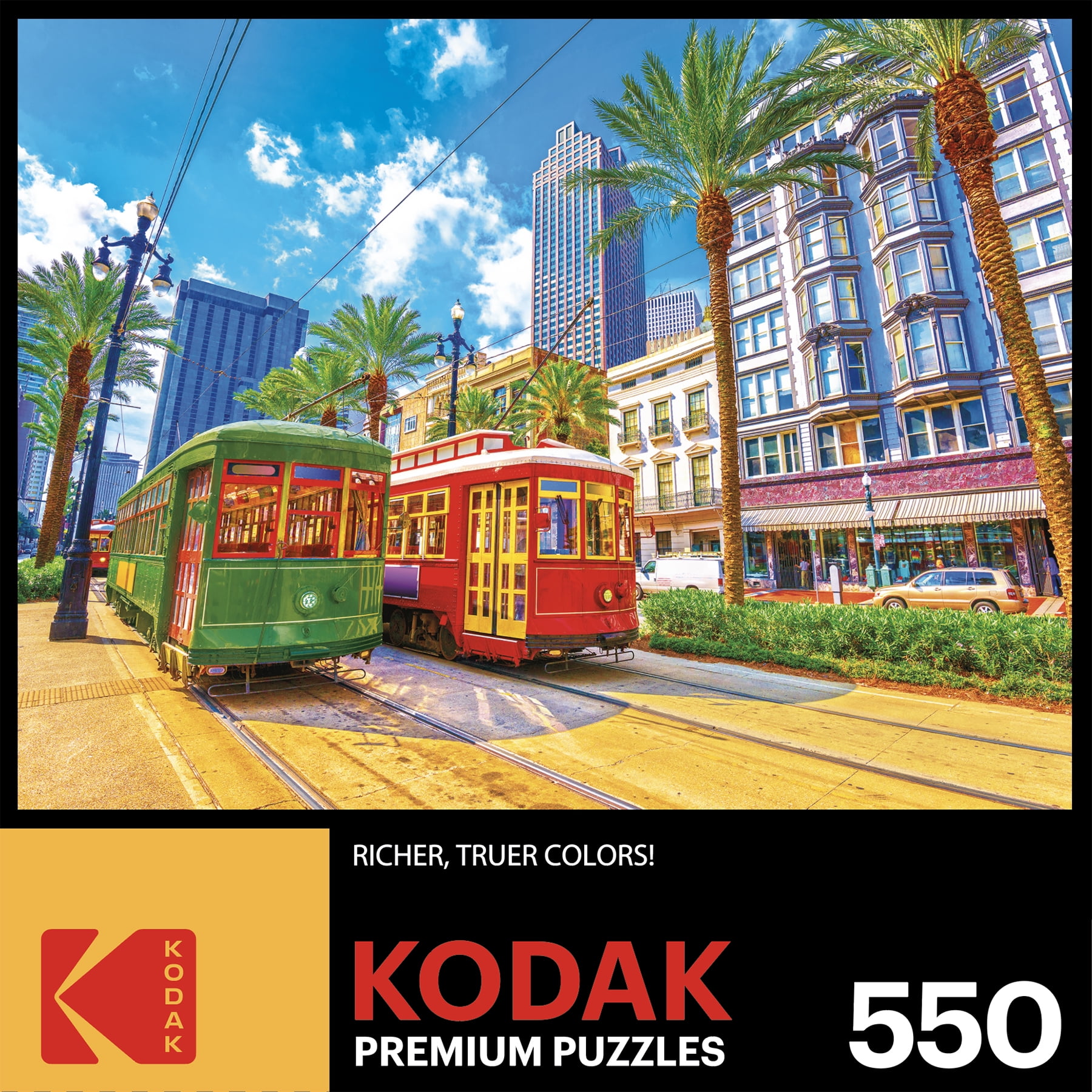 Cra-Z-Art Kodak 550-Piece New Orleans Streetcar Adult Jigsaw Puzzle ...