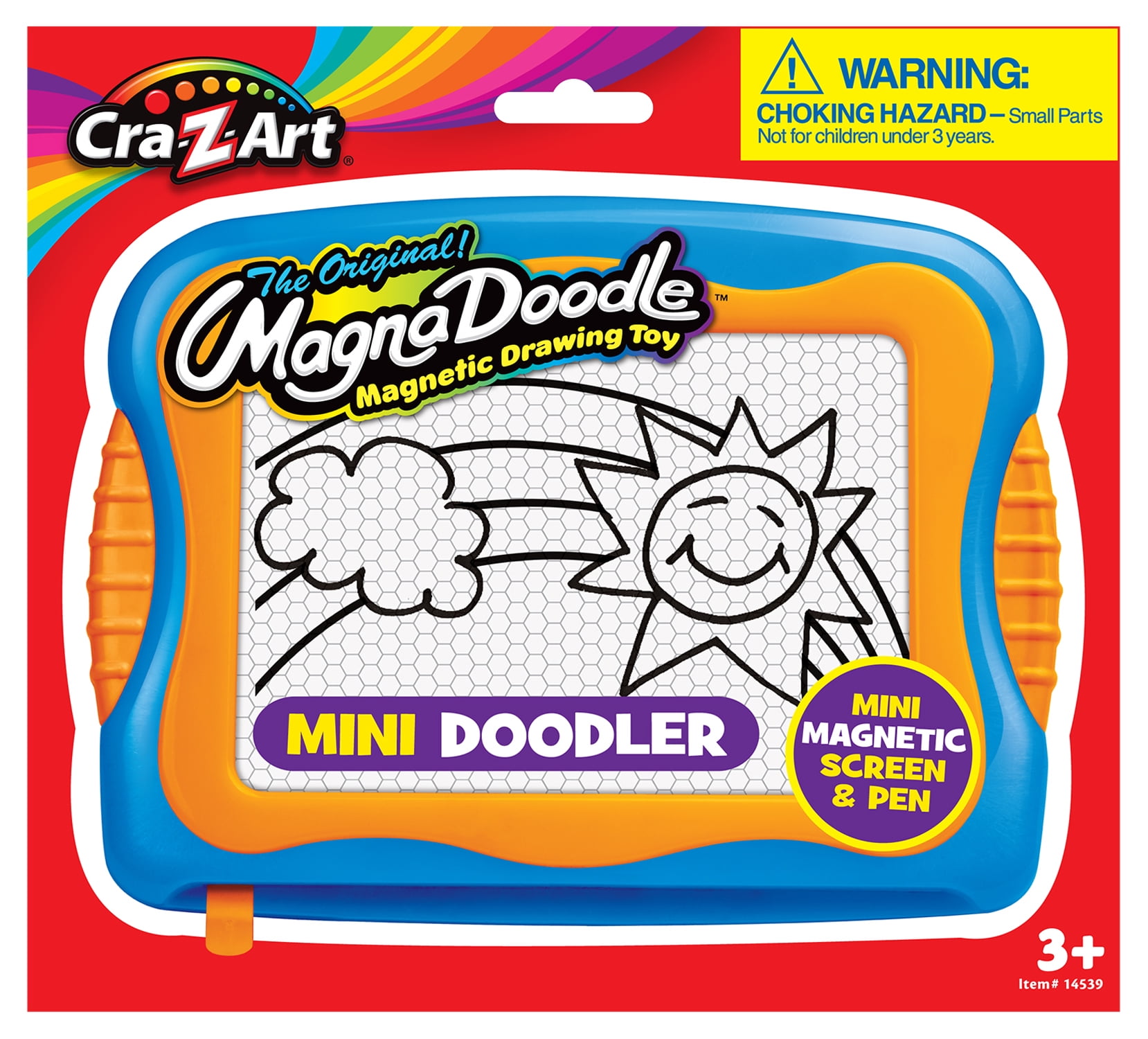 Cra-Z-Art Mini Magna Doodle Magnetic Drawing Toy Colors May Vary