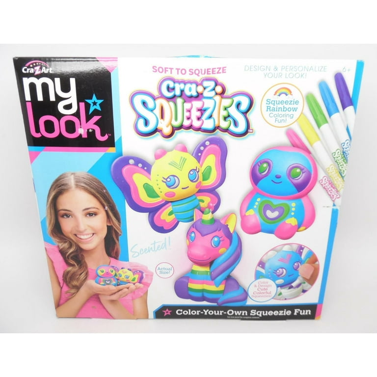 Cra-Z-Art My Look Cra-Z-Squeezies Color-Your-Own Scented Fun