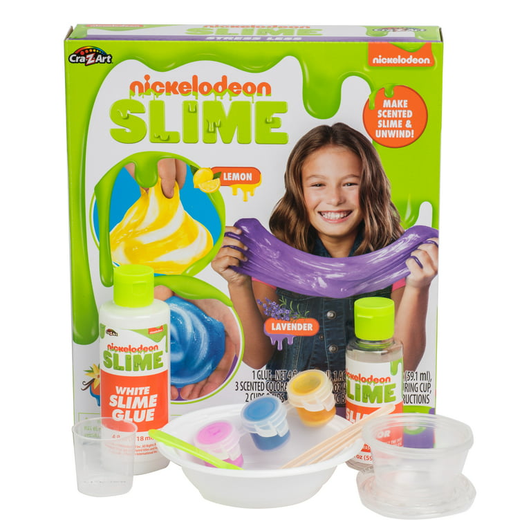 Cra-Z-Art Nickelodeon Stress Less Multicolor Slime Kit, Child Ages 6 and up