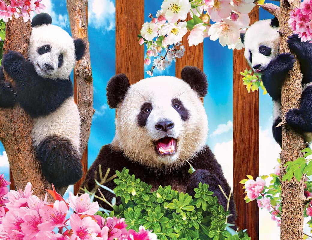 Kodak Premium Panda Playtime 100 Piece Jigsaw Puzzle