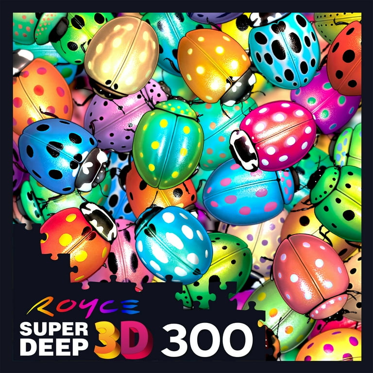 カープッ娘ページです。 ルジョー4本セット Cra-Z-Art Royce Super Deep 3D Beetle Magic 300-Piece Jigsaw Puzzle