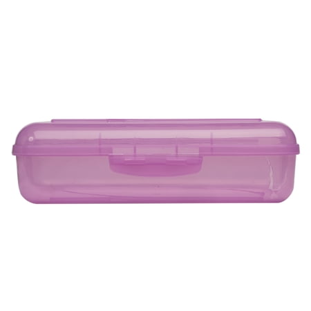 Cra-Z-Art School Quality Stackable Pencil Box, Lilac Glaze