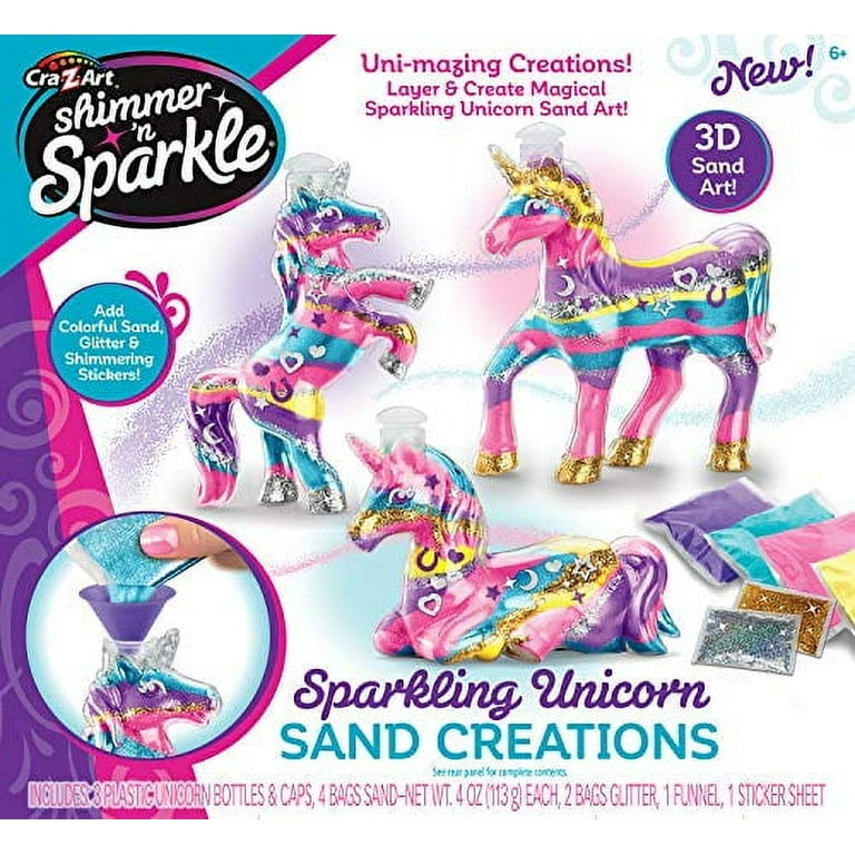 Cra-Z-Art Shimmer 'N Sparkle Sand Creations Kit-Sparkling Unicorn