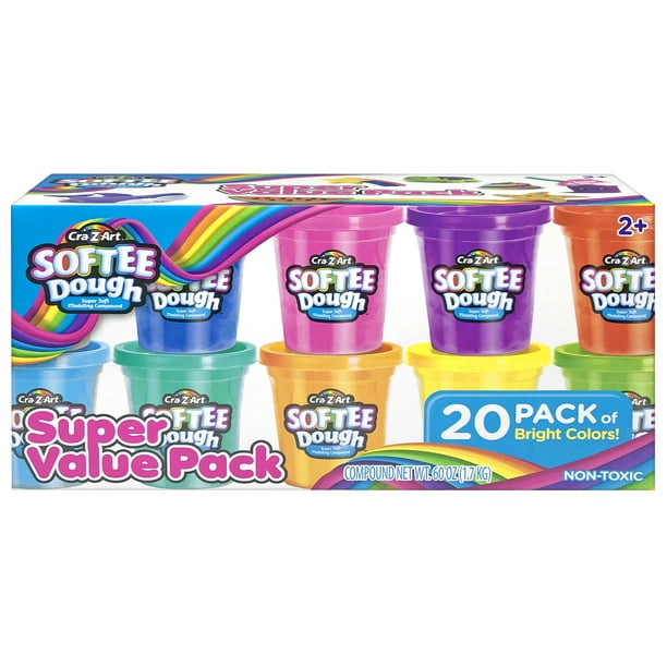 Clayz - sana Amazon.com: Cra-Z-Art Softee Dough Bulk 10 Pack of Modeling