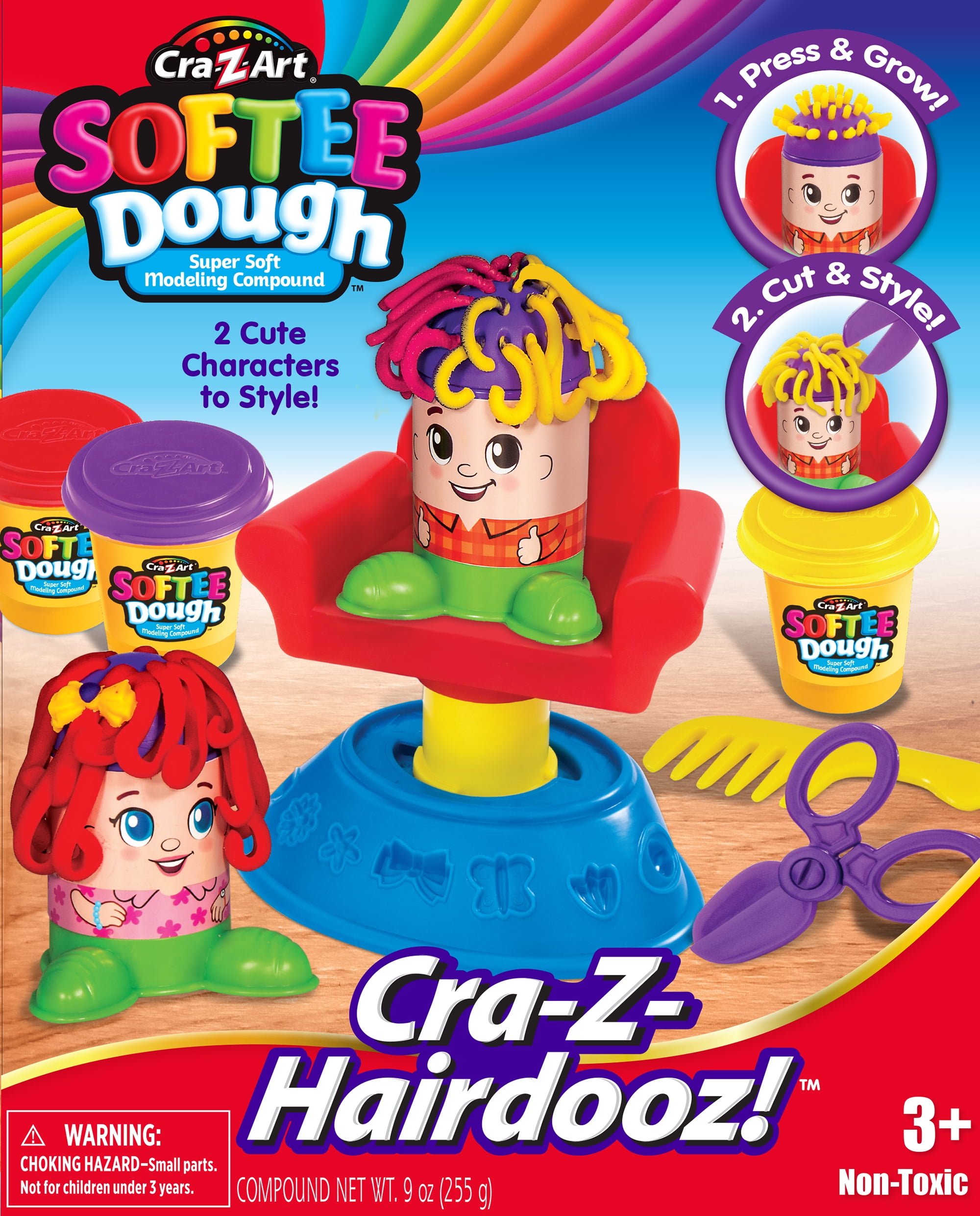 CraZArt Softee Dough Hairdooz Hair Shop Set MultiColor Dough
