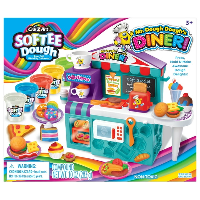 CraZArt Softee Dough Mr. Dough's Diner Playset, 1 Multicolor Dough
