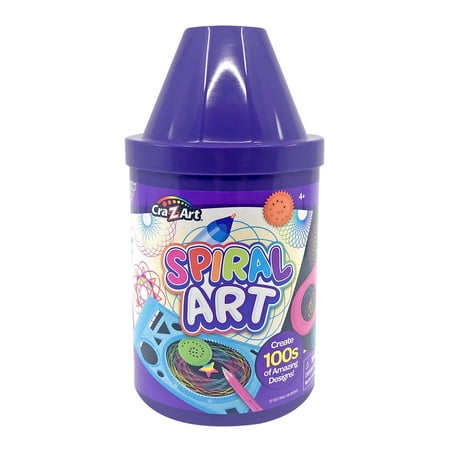 Cra-Z-Art Spiral on The Go Travel Art Set, Create Amazing Spiral Designs for Kids Ages 3 and up