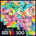 thumbnail image 1 of Cra-Z-Art Super Deep 3D 300-Piece Butterfly Magic Adult Jigsaw Puzzle, 1 of 8