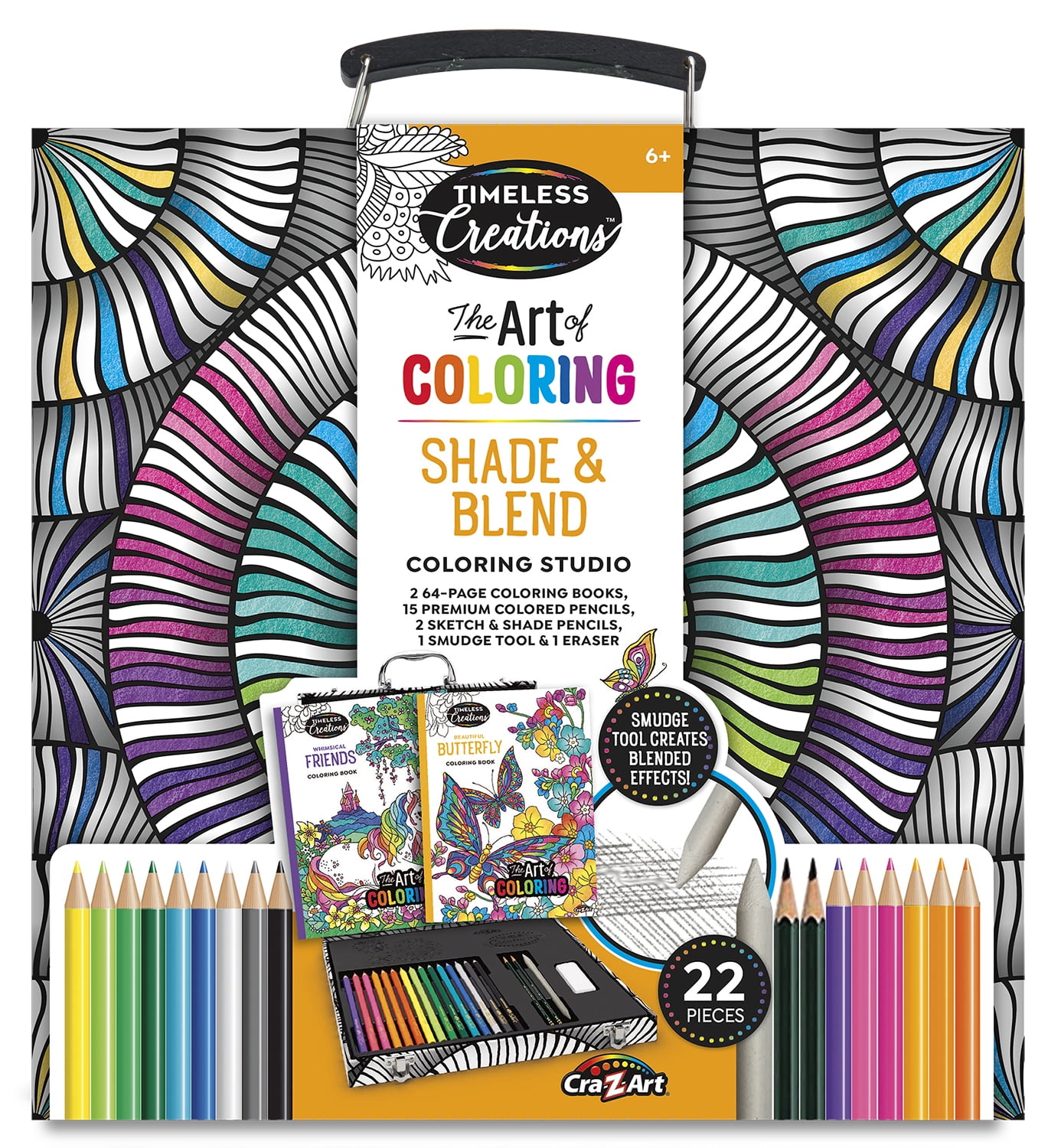 TIMELESS CREATIONS ADULT COLORING ART KIT - The Toy Insider