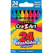 Cra-Z-Art Washable Crayons, 24 Count