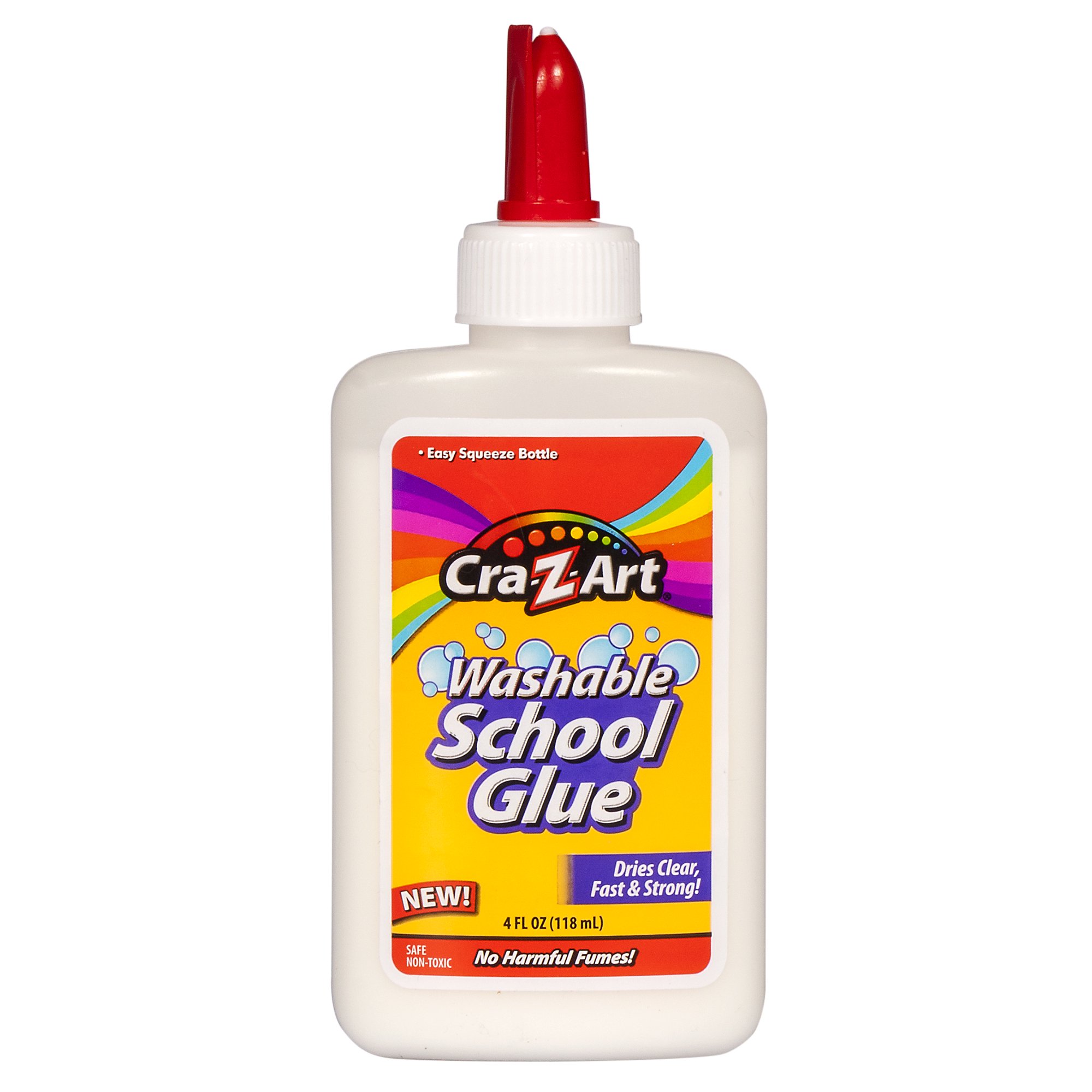 Cra-Z-Art Washable School Glue, 4oz White, Assembled Product Weight 0.4lb - image 1 of 9