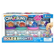 Cra-Z-Art's Cra-Z-Slimy Bold & Bright 8 Pack Multicolor Premade Slime Set – Ages 6 and up