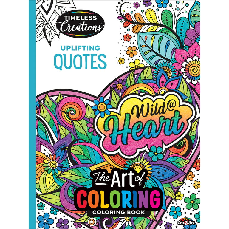 Buy Cra-Z-Art Timeless Creations Adult & Inspirational Quotes Creative Coloring  Books (16274-6) Online at desertcartKUWAIT