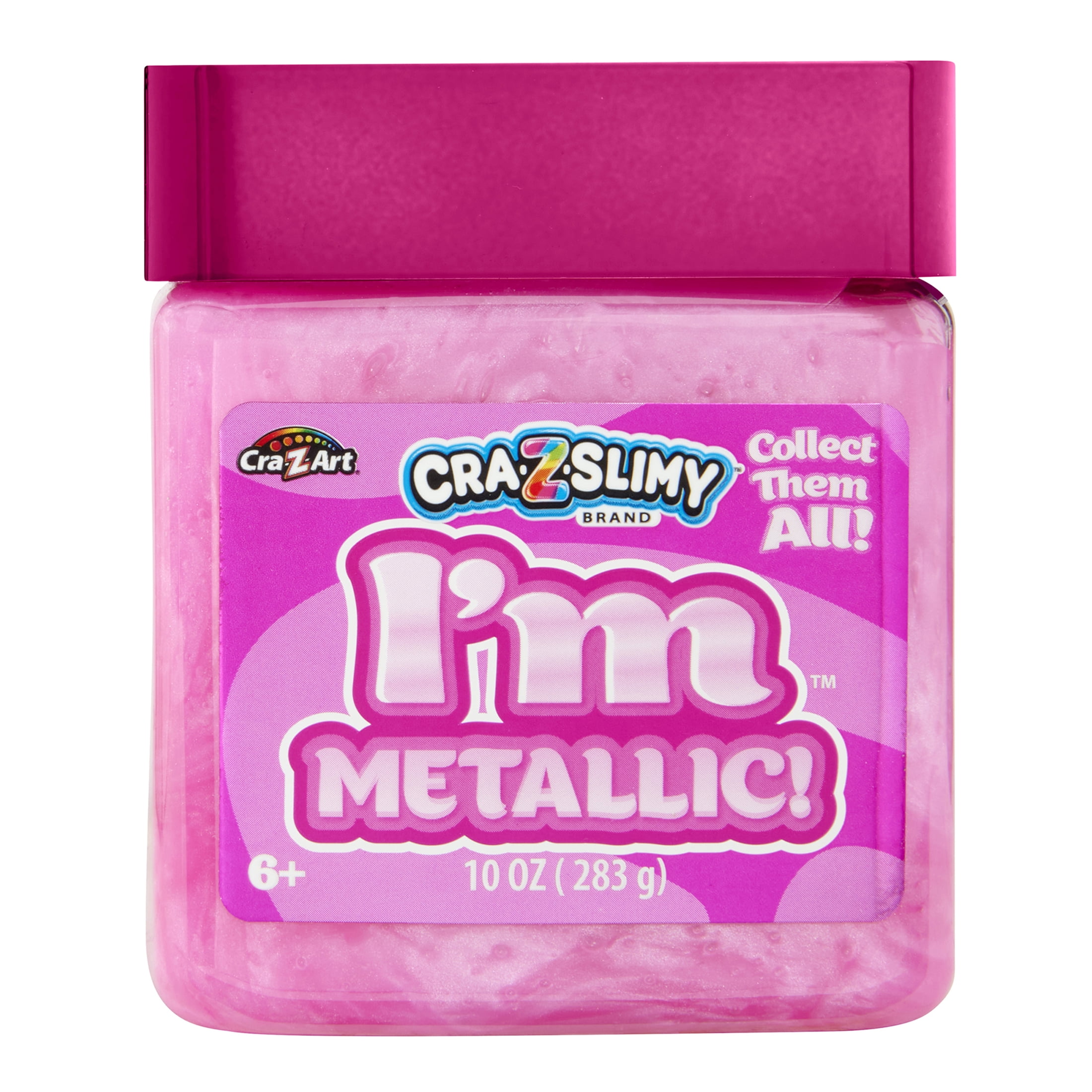 Cra-Z-Slimy I'm Fluffy Pink Slime for Kids - Pink Color Sensory