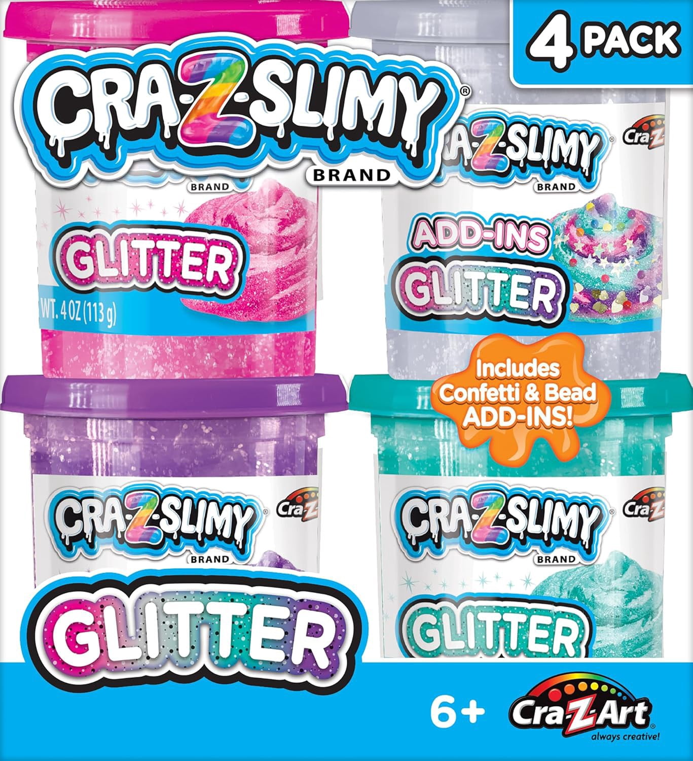 きらきらすらいむ Cra-Z-Art Glitter Slime Kit & Sparkly Slime | Walmart - Walmart.com