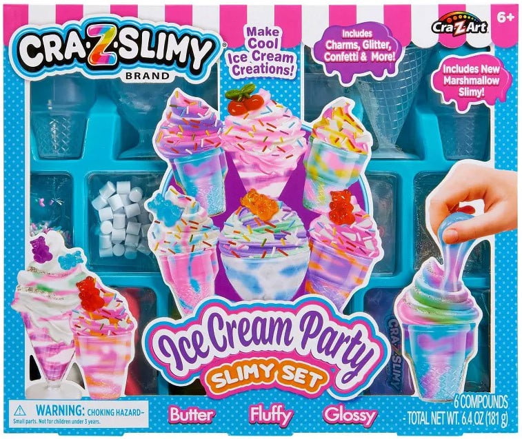 Cra-Z-Slimy Ice Cream Party Slimy Set - Walmart.com