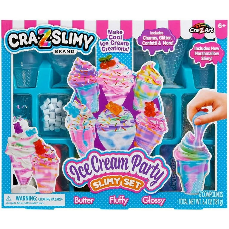 Cra-Z-Slimy Ice Cream Party Slimy Set - Walmart.com