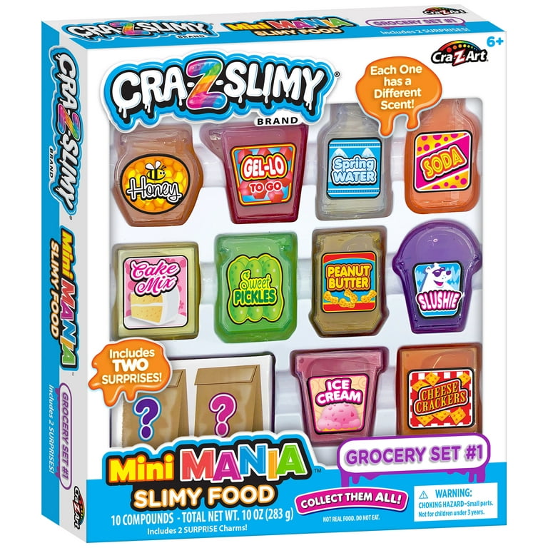 Mini Mania Slimy Food Sets Will Satisfy Slimy Appetites - The Toy Insider