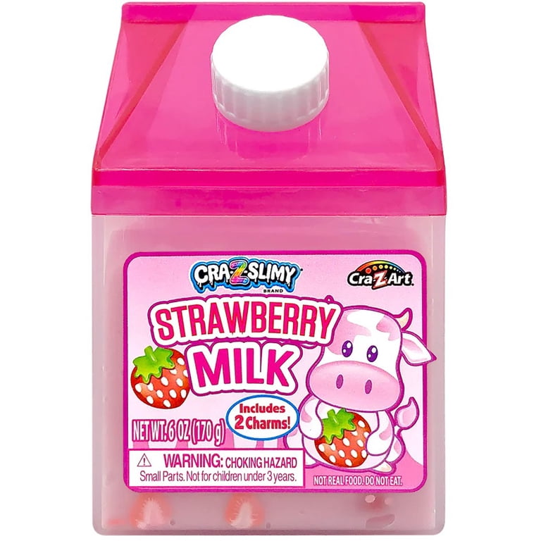 Cra-Z-Slimy Strawberry Milk Slime - Walmart.com