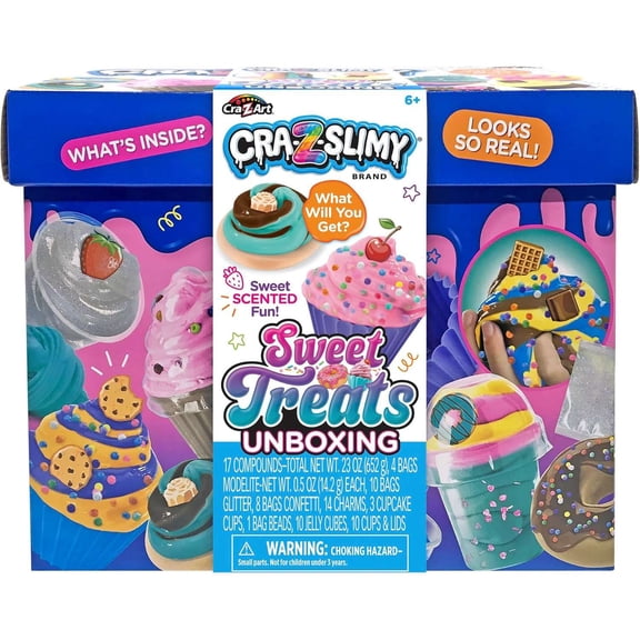Cra-Z-Slimy Sweet Treats Unboxing Set