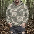 thumbnail image 1 of Craaazy Camo Hoodies for Women Men, Maple Leaf Print Oversized Hooded Sweatshirt Long Sleeve Fleece Pullover With Pocket Gifts, 1 of 8