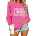 thumbnail image 1 of Craaazy Christmas Fashion Long Sleeve Round Neck Shirts for Women Christmas Printing Loose Blouse Capless Gifts Sweatshirts Top, 1 of 2