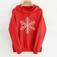 thumbnail image 1 of Craaazy Christmas Hoodie for Women Xmas Tree Printed Xmas Santa Graphic Hooded Sweatshirt Gifts, 1 of 6