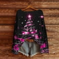 thumbnail image 1 of Craaazy Christmas Sweaters for Women Knitted Fall Winter Xmas Print Women Pullover Sweater Crew Neck Long Sleeved Christmas Print Graphic Festival Tops Gifts, 1 of 5