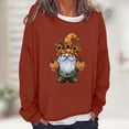 thumbnail image 1 of Craaazy Halloween Shirts For Women Fake Two Piece Casual Crew Neck Long Sleeve pullover Halloween Print Tops Gifts, 1 of 6