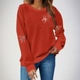 thumbnail image 1 of Craaazy Halloween Shirts For Women Long Sleeve Round Neck Halloween Ghost Sweatshirts for Women Halloween Graphic Top Gifts For Women, 1 of 3