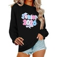 thumbnail image 1 of Craaazy Womens Letter Graphic Print Sweatshirts Crew Neck Pullover Tops Long Sleeve Cute Shirts Trendy Clothes Womens Shirts, 1 of 4