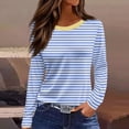 thumbnail image 1 of Craaazy Shirts for Women Crew Neck Long Sleeve Casual Printing Fall Winter Tops Loose Fit Tunic Blouses Gifts, 1 of 5