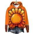thumbnail image 1 of Craaazy Thanksgiving Hoodies for Women and Men Funny Turkey Prints Sweatshirt Womens Shirts with Pockets Gifts for Women, 1 of 7