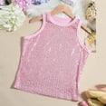 thumbnail image 1 of Craaazy Women's Casual Sparkly Sleeveless Blouses Gifts, 1 of 8