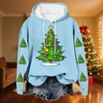 thumbnail image 1 of Craaazy Women's Christmas Holiday Cute Loose Long Sleeve Hoodie Sweatshirt Gifts, 1 of 5