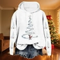 thumbnail image 1 of Craaazy Women's Christmas Holiday Cute Loose Long Sleeve Hoodie Sweatshirt Gifts, 1 of 5