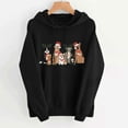 thumbnail image 1 of Craaazy Womens Hoodies Christmas Print Long Sleeve Womens Shirts Xmas Womens Tops with Pockets Gifts for Women, 1 of 6