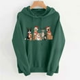 thumbnail image 1 of Craaazy Womens Hoodies Christmas Print Long Sleeve Womens Shirts Xmas Womens Tops with Pockets Gifts for Women, 1 of 6