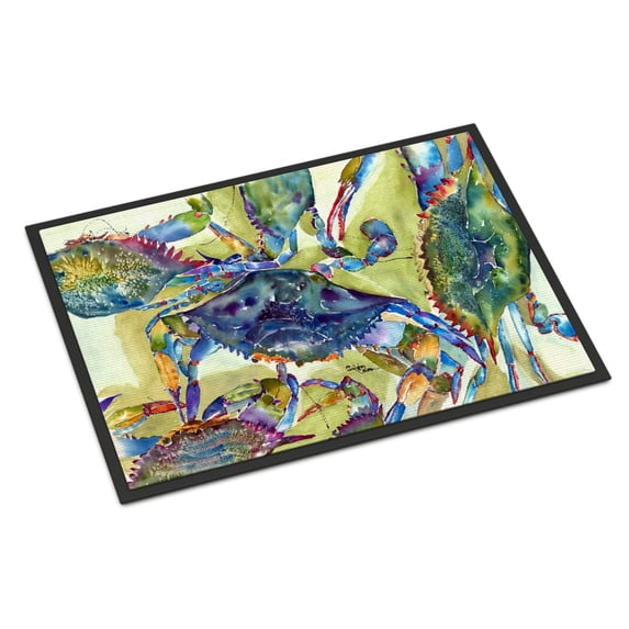 Crab All Over Doormat 18x27