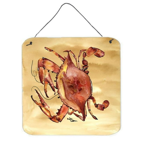 Crab Aluminium Metal Wall or Door Hanging Prints