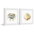thumbnail image 1 of Crab And Sea Shell Diptych, Art Prints, 64.00" x 1.50", 1 of 6