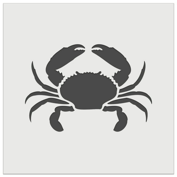 Crab Beach Ocean DIY Cookie Wall Craft Stencil - 5.5 Inch