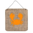 thumbnail image 1 of Crab Burlap and Orange Wall or Door Hanging Prints, 1 of 1