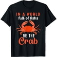 thumbnail image 1 of Crab Cancer Maryland Baltimore Crayfish Crabs Lobster T-Shirt, 1 of 4